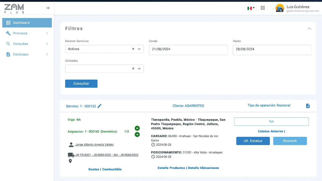 ZAM Suite Operaciones